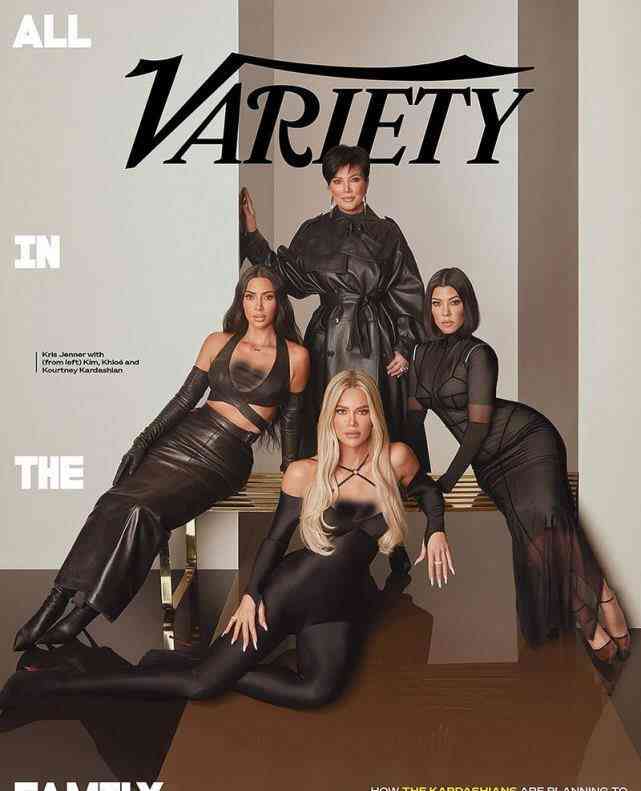 金·卡戴珊带姐妹登封面，继续靠公开私生活获利，口出狂言惹争议封面图