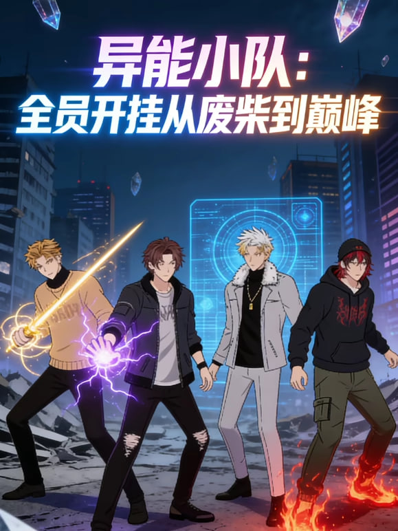 异能小队：全员开挂从废柴到巅峰 动态漫画封面图