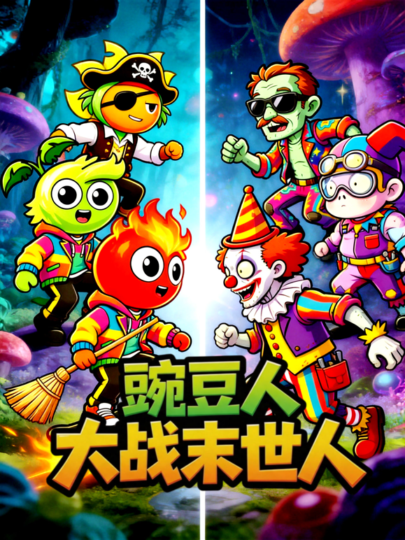 豌豆人大战末世人封面图