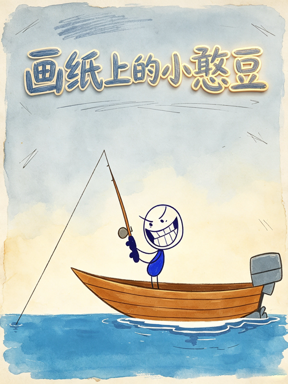 画纸上的小憨豆封面图