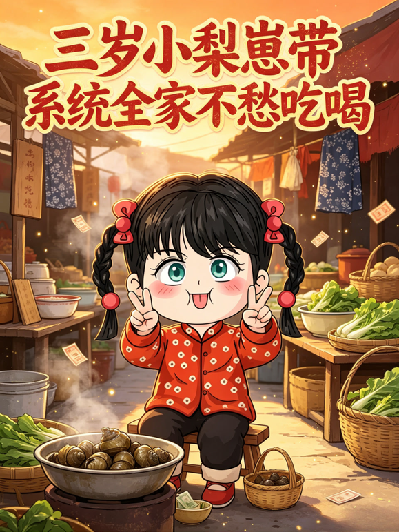 三岁小梨崽带系统全家不愁吃喝封面图
