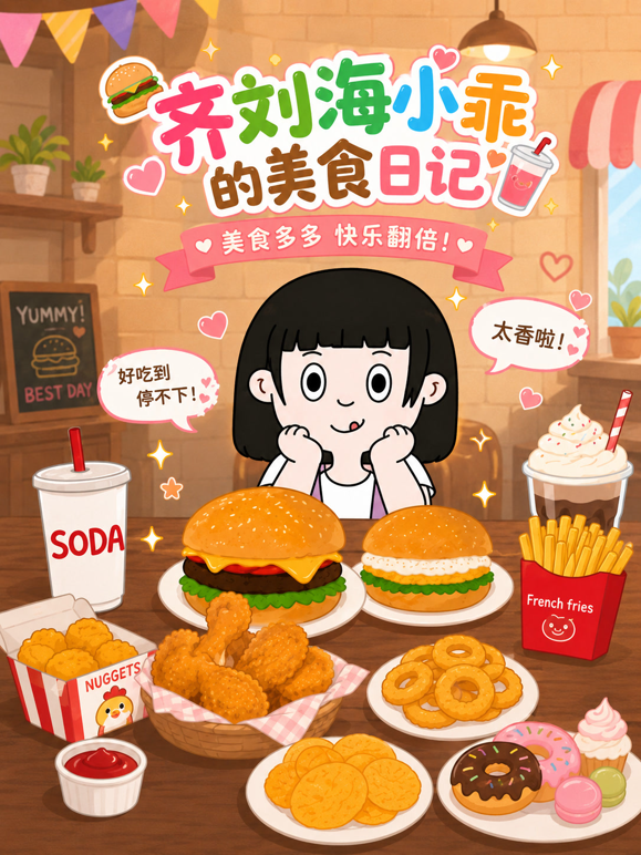 齐刘海小乖的美食日记封面图