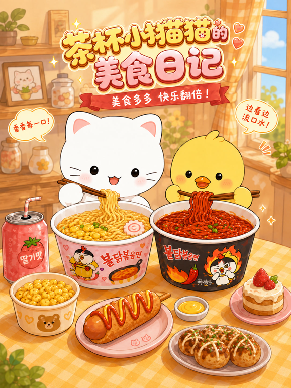 茶杯小猫猫的美食日记封面图